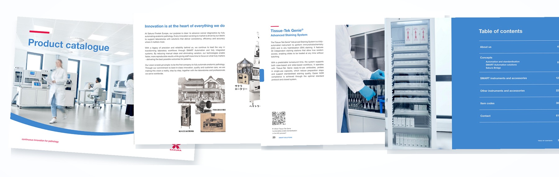Product catalogue banner