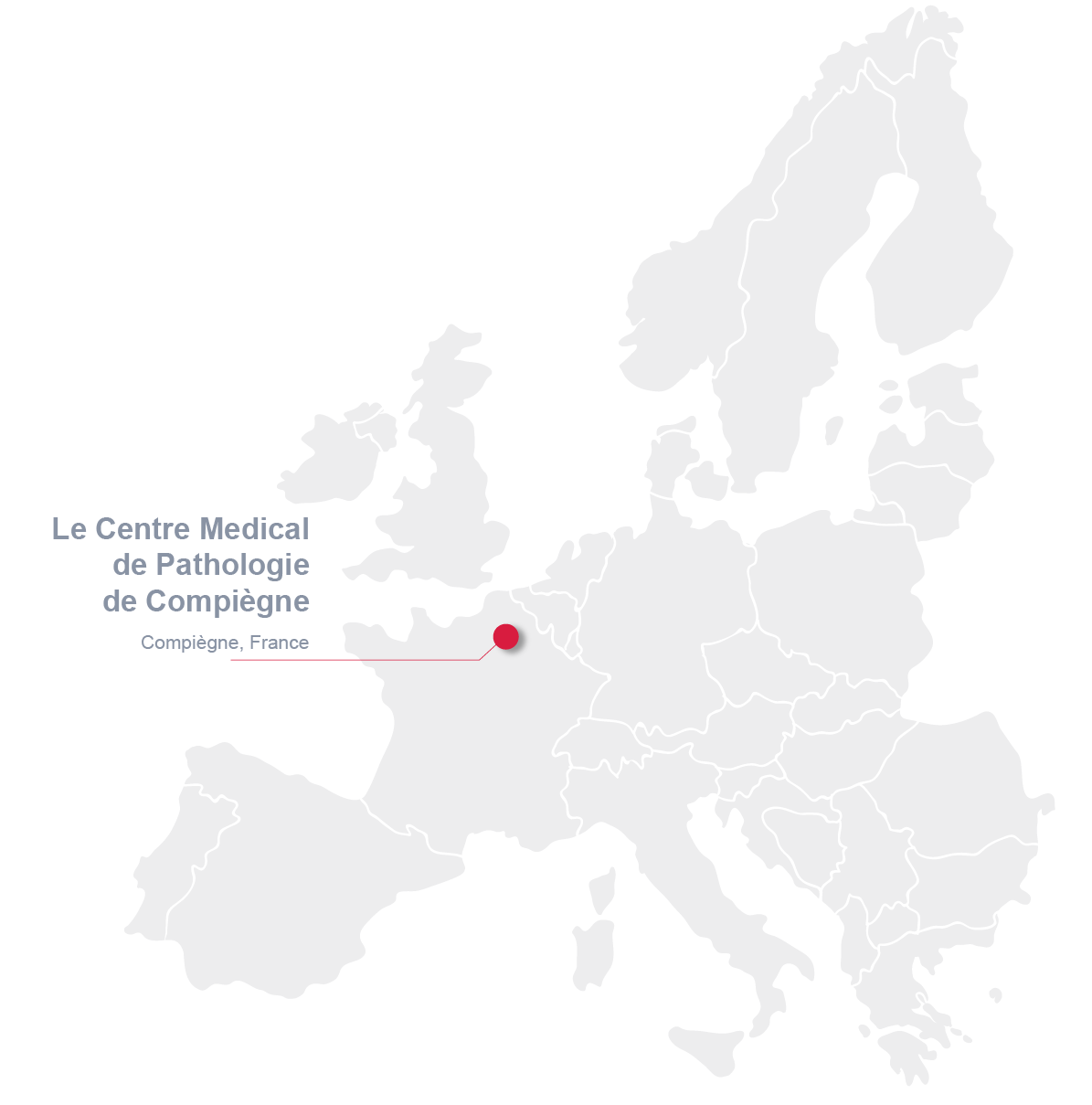Map of Centre Médical de Pathologie, Compiègne, France